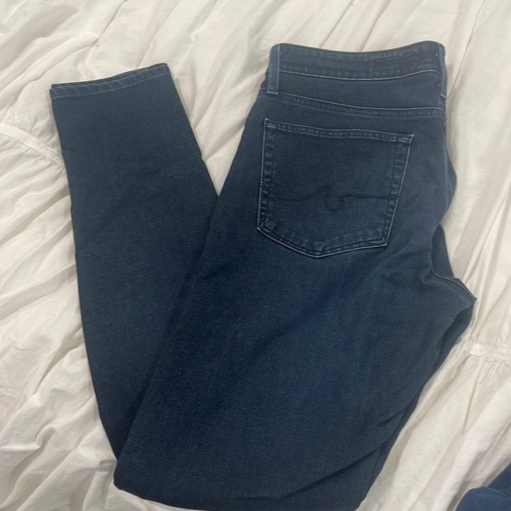 AG dark blue skinny jeans! Size 30, regular!